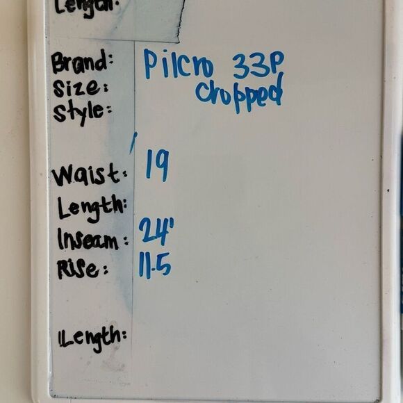 Pilcro and the Letterpress / Anthropologie Chartreuse Cropped Denim Pants - Wome - Picture 11 of 11